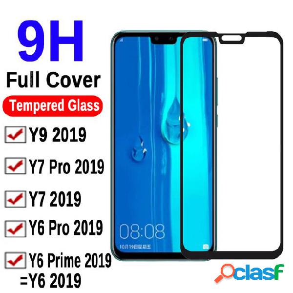 9h full cover glass for huawei y9 2019 tempered glass