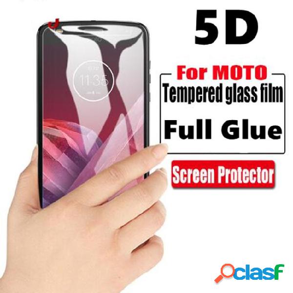 9h full glue full cover tempered glass for motorola moto g7