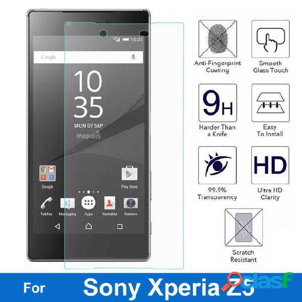 9h hardness premium tempered glass screen protector for sony