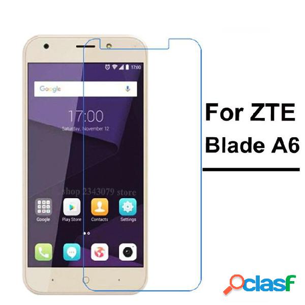 9h hardness tempered glass for zte blade a6 5.2 inch screen