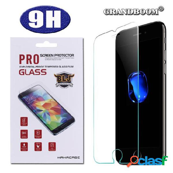 9h hardness tempered glass screen protector film for iphone