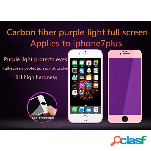 9h hd 3d carbon fiber anti-purple light full cover mobile