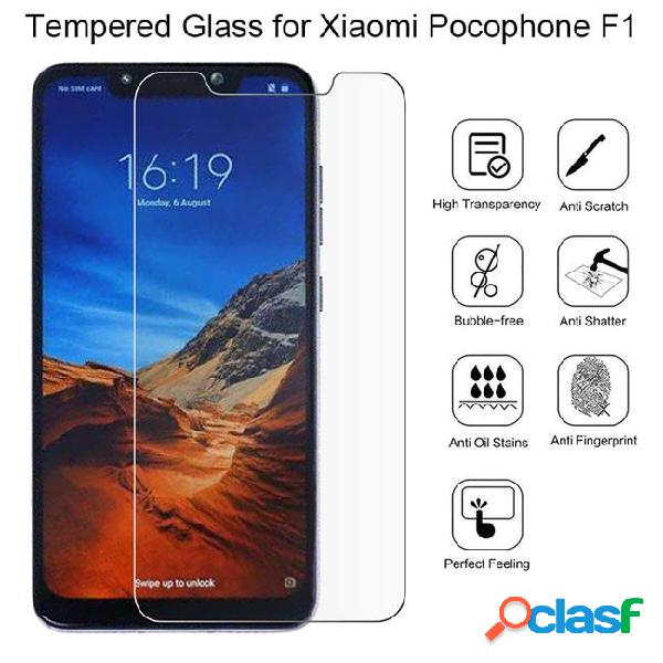 9h hd tempered glass for xiaomi pocophone f1 screen film
