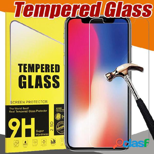 9h premium clear transparent tempered glass screen protector