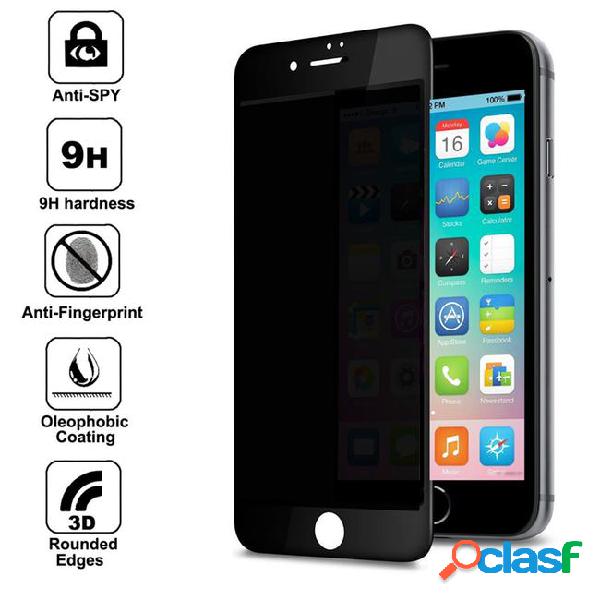 9h privacy tempered glass for iphone 7 6s plus screen