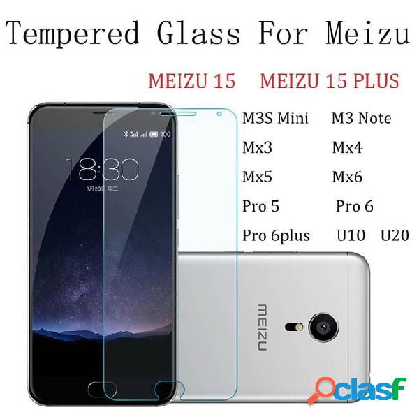 9h screen protector premium tempered glass film for meizu 15