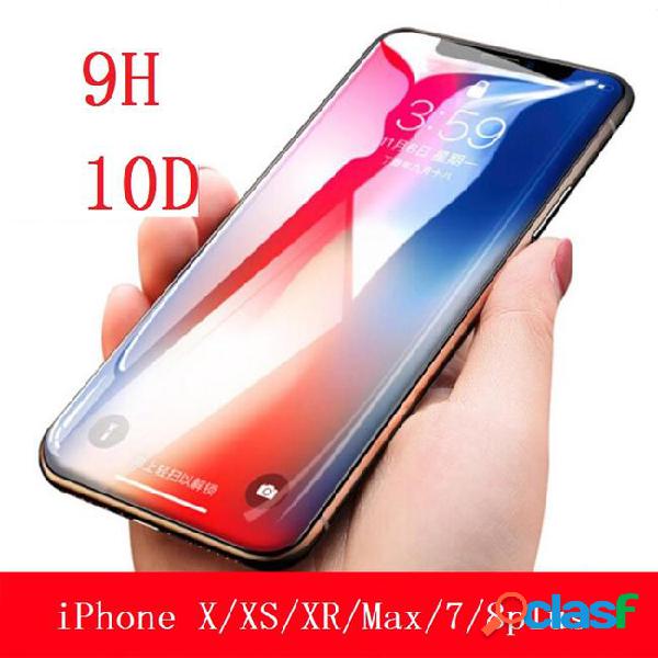 9h screen protectors for iphone xs xr max 10d tempered film