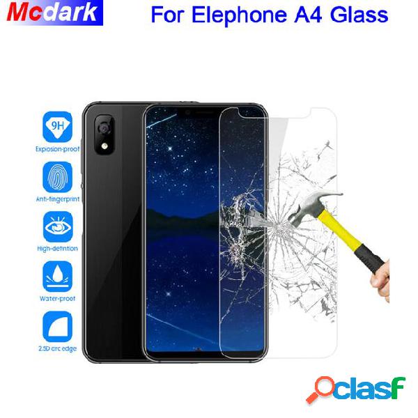 9h tempered glass for elephone a4 screen protector film for