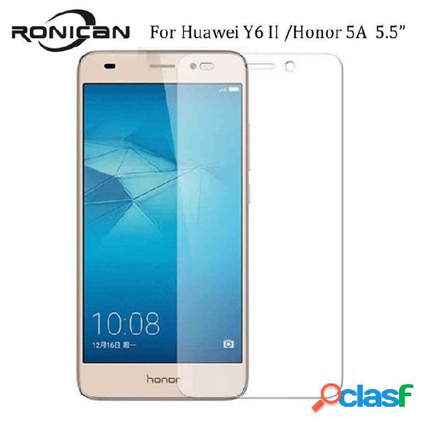 9h tempered glass for huawei y6ii y6 ii 2 cam-l03 cam-l21