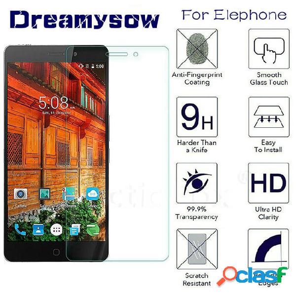 9h toughened protective tempered glass for elephone s8 p9000