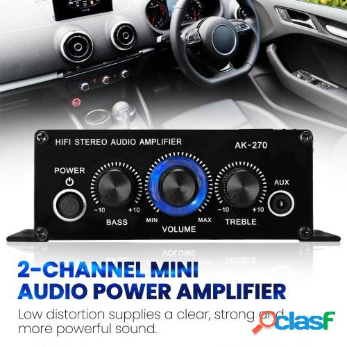 AK270 Mini Audio Amplificador de potencia estéreo de 2