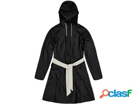 Abrigo RAINS Mujer (XS - Negro)