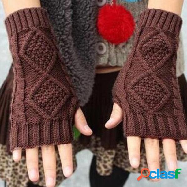 Accessory lovely 1pair half-finger gloves pretty ladies`