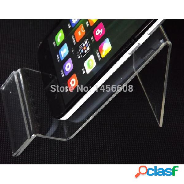 Acrylic cell phone stand holder mobile phone display stand