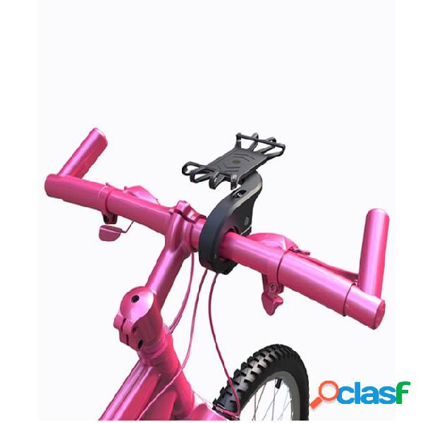 Adjustable bike motorcycle handlebar cell phone mount with