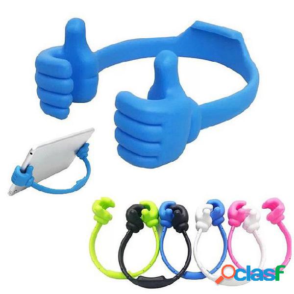 Adjustable lazy thumb phone holder bed thumb mobile cell