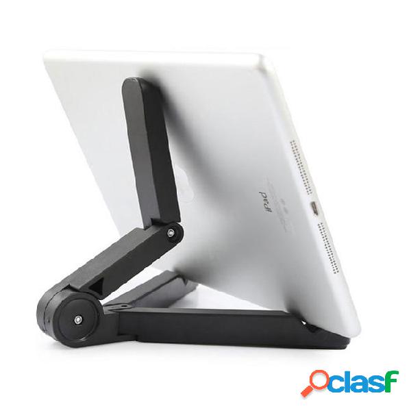 Adjustable tablet pcs holder portable fold-up stand holder