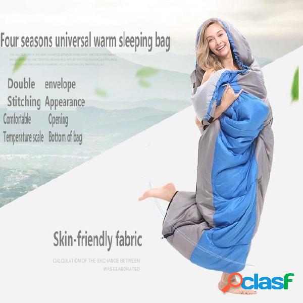 Adult outdoor camping sleeping bag envelope type pattern