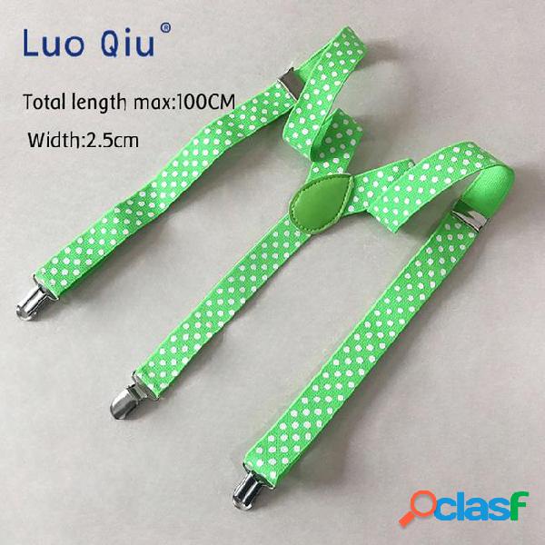 Adults braces women/men y-back adjustable suspender clip-on