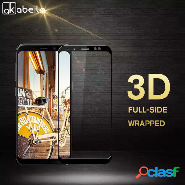 Akabeila screen protectors for samsung a8 2018 glass for