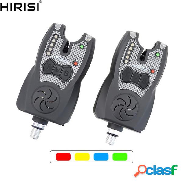 Alarm 2pcs digital led fishing alarms with led band carp