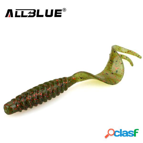 Allblue creek single tail soft bait 3.2g/82mm 8pcs/lot
