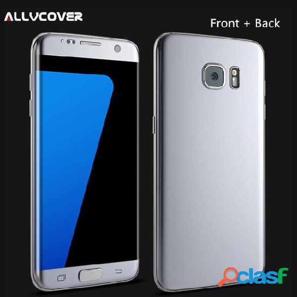 Allvcover front back 3d curved screen protector for galaxy