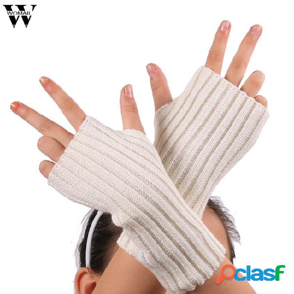 Amazing 2015 new fashion winter gloves women warm fingerless
