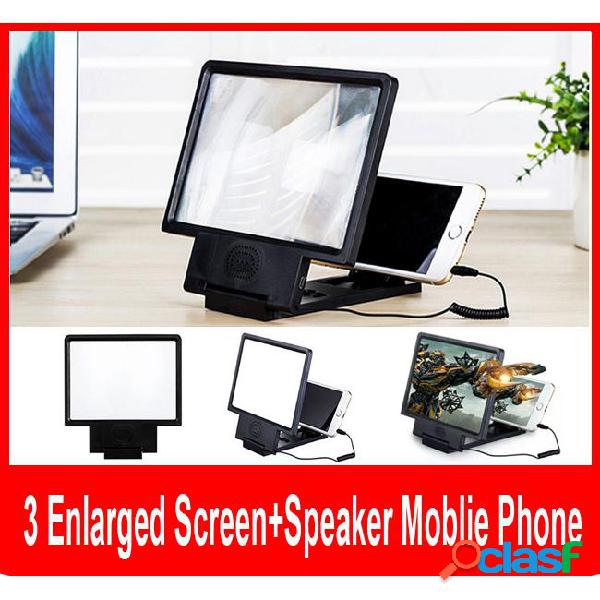 Angle-adjustable eyeshield 3d enlarged screen mobile phone