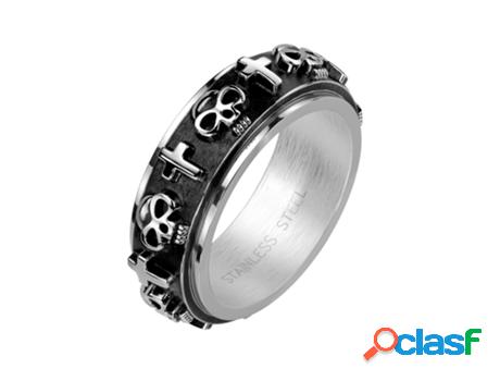 Anillo para Hombre SPIKES (13 US - 69,7 - Gris)