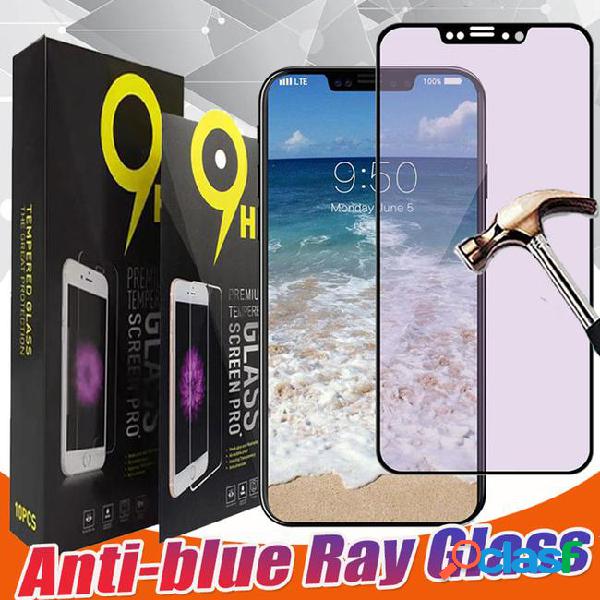Anti blue ray carbon fiber tempered glass screen protector