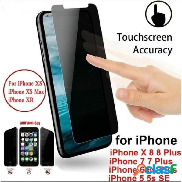 Anti-spy privacy tempered glass screen protector for iphone
