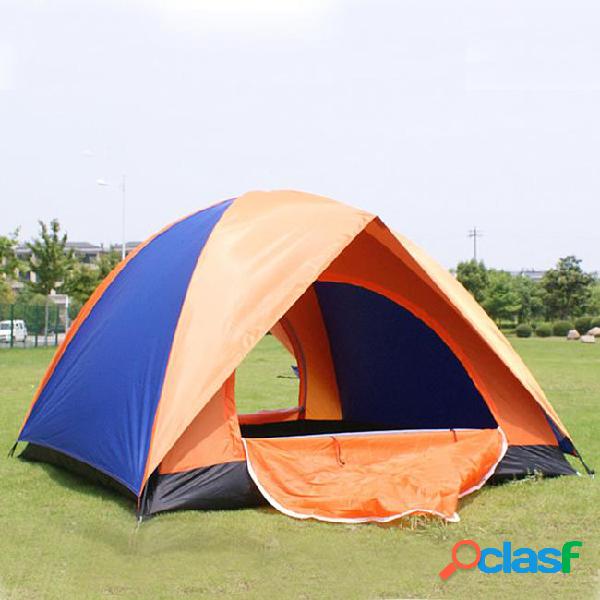 Aotu 3-4 person waterproof double layer double door tent