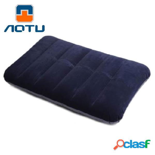 Aotu car travel air cushion rest pillow blue inflatable bed