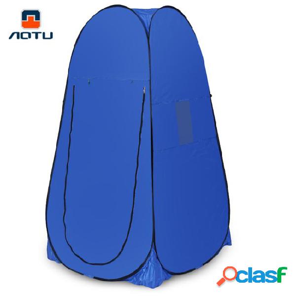 Aotu portable pop up bath tent for dressing toilet