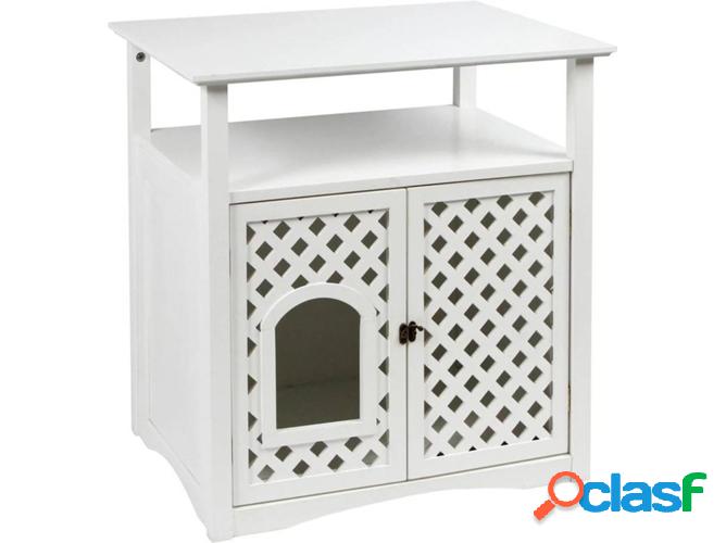 Armario para Caja de Arena de Gatos KERBL Helena Blanco