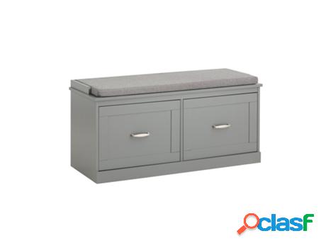 Armarios para Zapatos SOBUY (98 x 37 x 49 cm - MDF - Gris)