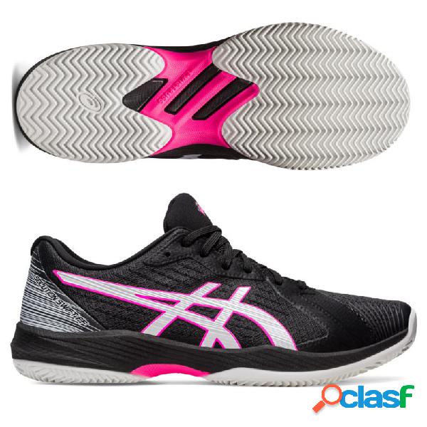 Asics Solution Swift FF Clay black hot pink