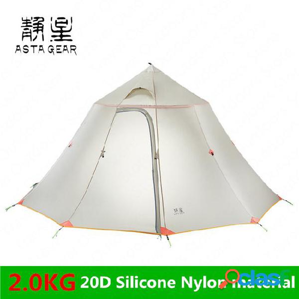 Astagear large space camping tent 20d silicone ultralight