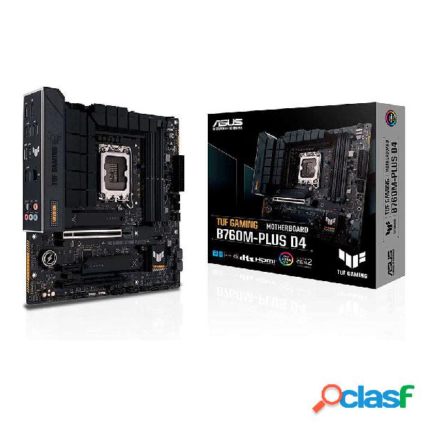 Asus tuf gaming b760m-plus d4. socket 1700. micro-atx.