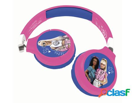 Auriculares plegables Barbie 2 en 1 con Bluetooth y con