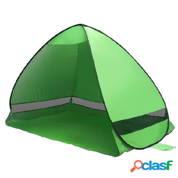 Automatic camping beach tent pop up instant open anti uv