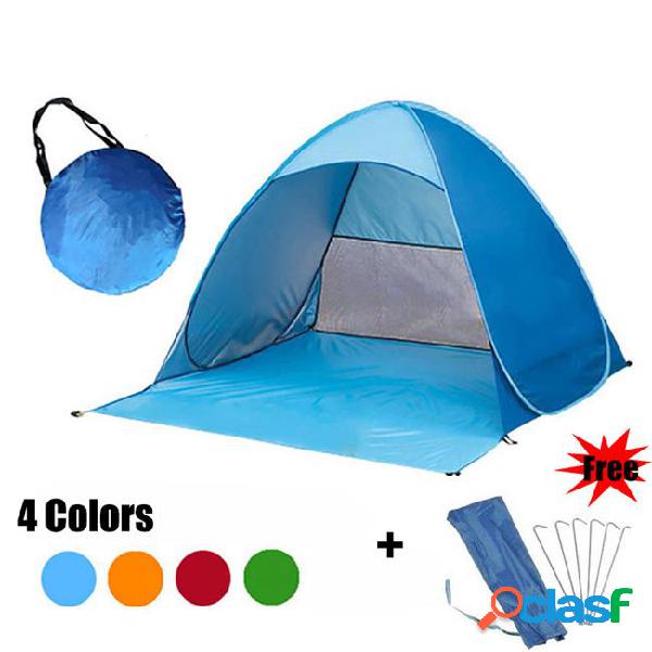 Automatic tent free build beach shade tent for 2 person