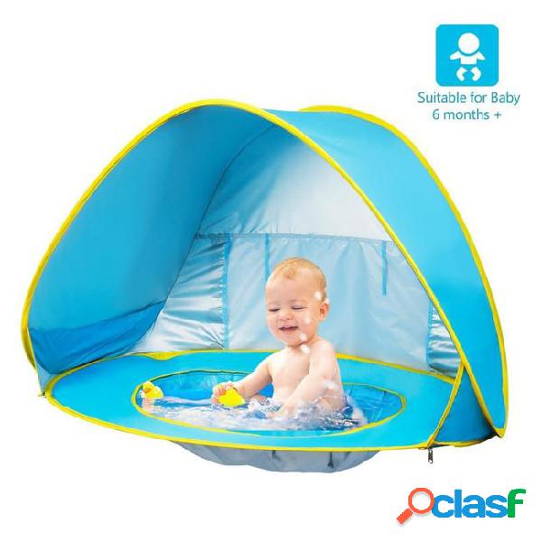 Baby sunshade beach tent uv-protecting sun shelter with a