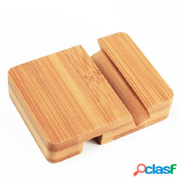 Bamboo wood phone holder for iphone,portable wood speaker