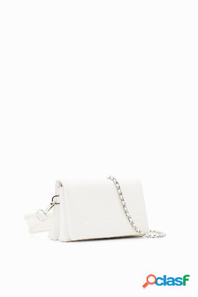 Bandolera mini half logo - WHITE - U