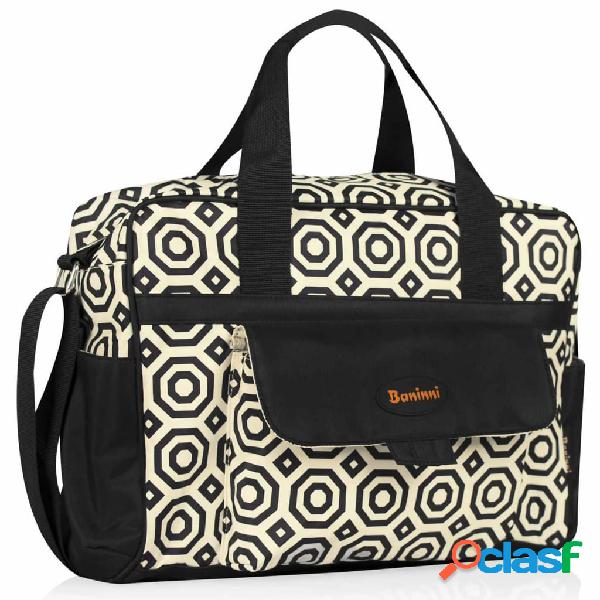 Baninni Bolsa para pañales Amalfi estampado de copos