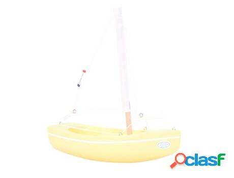 Barco TIROT (Madera - Amarillo - 21 cm)