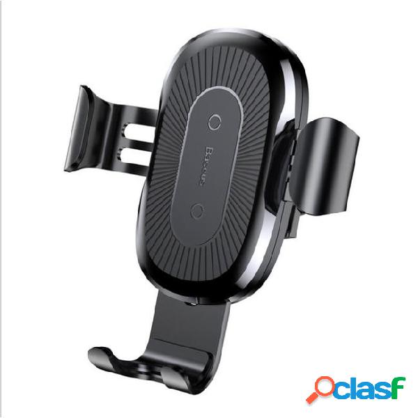 Baseus 10w wireless charger car holder for iphone x 8