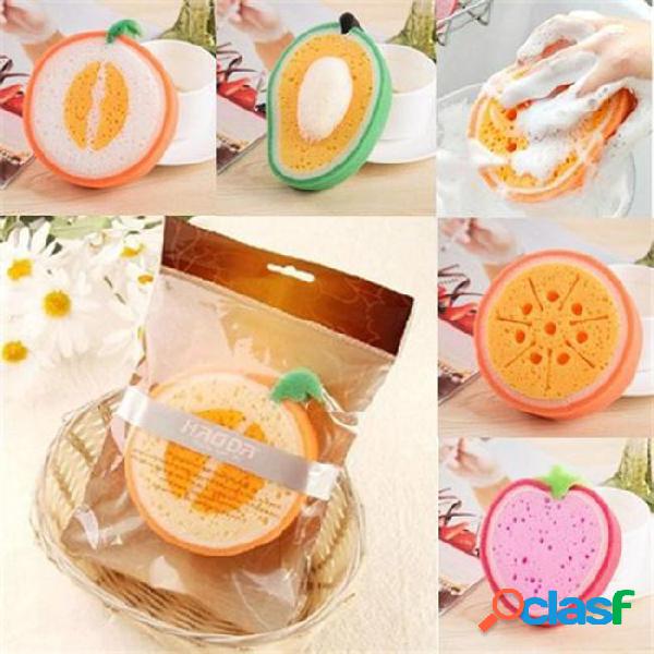 Bath clean sponge brush fruit bath cotton modeling sponge
